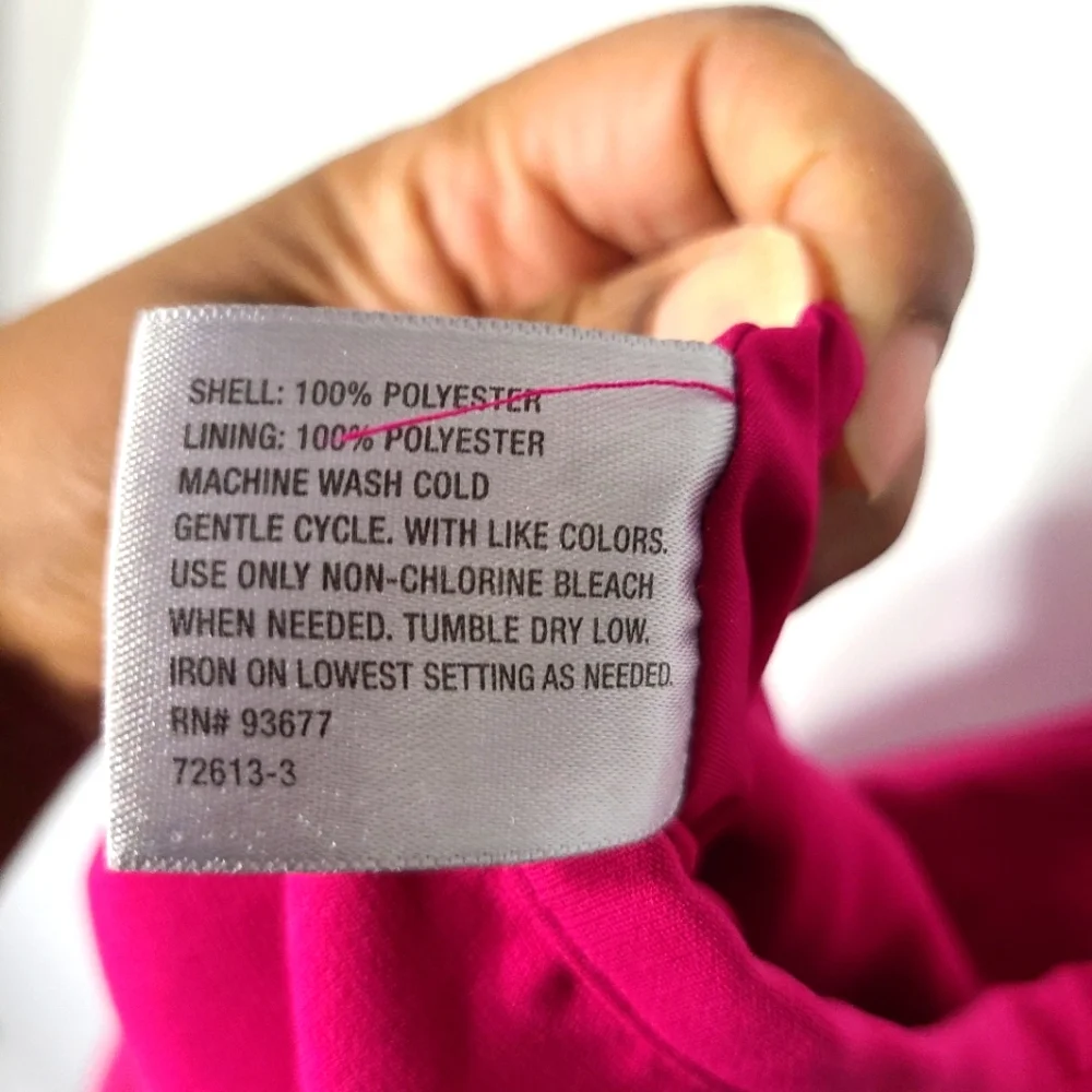 Worthington Women's Size 6 Fuchsia‎ Mini Wrap Skirt Office Career